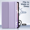 image:imageJETech Case Cover for Samsung Galaxy Tab S11 Black  Slim Translucent Back Design TriFold Stand Support S Pen Pairing Auto WakeSleep Lightweight Shockproof ProtectionLavender