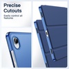 image:imageJETech Case Cover for Samsung Galaxy Tab S11 Black  Slim Translucent Back Design TriFold Stand Support S Pen Pairing Auto WakeSleep Lightweight Shockproof ProtectionNavy