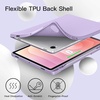 image:imageJETech Case Cover for Samsung Galaxy Tab S11 Black  Soft TPU Protection S Pen Holder TriFold Stand Supports S Pen Charging Auto WakeSleep Shockproof Lightweight DesignLavender
