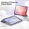 image:imageJETech Case Cover for Samsung Galaxy Tab S11 Black  Soft TPU Protection S Pen Holder TriFold Stand Supports S Pen Charging Auto WakeSleep Shockproof Lightweight DesignLavender