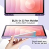 image:imageJETech Case Cover for Samsung Galaxy Tab S11 Black  Soft TPU Protection S Pen Holder TriFold Stand Supports S Pen Charging Auto WakeSleep Shockproof Lightweight DesignLavender