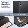 image:imageJETech Case Cover for Samsung Galaxy Tab S11 Ultra Black  Slim Translucent Back Design TriFold Stand Support S Pen Pairing Auto WakeSleep Lightweight Shockproof ProtectionBlack