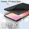 image:imageJETech Case Cover for Samsung Galaxy Tab S11 Ultra Black  Soft TPU Protection S Pen Holder TriFold Stand Supports S Pen Charging Auto WakeSleep Shockproof Lightweight DesignBlack