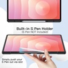 image:imageJETech Case Cover for Samsung Galaxy Tab S11 Ultra Black  Soft TPU Protection S Pen Holder TriFold Stand Supports S Pen Charging Auto WakeSleep Shockproof Lightweight DesignBlack