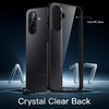 image:imageJETech Case for Samsung Galaxy A14 AntiYellowing Clear  Shockproof Protection Scratch Resistant Hard PC Back Durable Transparent TPU BumperBlack