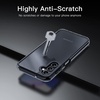 image:imageJETech Case for Samsung Galaxy A14 AntiYellowing Clear  Shockproof Protection Scratch Resistant Hard PC Back Durable Transparent TPU BumperBlack