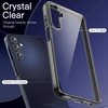 image:imageJETech Case for Samsung Galaxy A14 AntiYellowing Clear  Shockproof Protection Scratch Resistant Hard PC Back Durable Transparent TPU BumperBlack