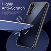 image:imageJETech Case for Samsung Galaxy A14 AntiYellowing Clear  Shockproof Protection Scratch Resistant Hard PC Back Durable Transparent TPU BumperBlack
