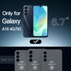 image:imageJETech Case for Samsung Galaxy A14 AntiYellowing Clear  Shockproof Protection Scratch Resistant Hard PC Back Durable Transparent TPU BumperBlack
