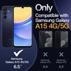 image:imageJETech Case for Samsung Galaxy A14 AntiYellowing Clear  Shockproof Protection Scratch Resistant Hard PC Back Durable Transparent TPU BumperBlack