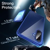 image:imageJETech Case for Samsung Galaxy A14 AntiYellowing Clear  Shockproof Protection Scratch Resistant Hard PC Back Durable Transparent TPU BumperBlue