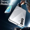 image:imageJETech Case for Samsung Galaxy A14 AntiYellowing Clear  Shockproof Protection Scratch Resistant Hard PC Back Durable Transparent TPU BumperClear
