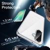 image:imageJETech Case for Samsung Galaxy A25 AntiYellowing Clear  Shockproof Protection Scratch Resistant Hard PC Back Durable Transparent TPU BumperClear