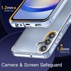 image:imageJETech Case for Samsung Galaxy A25 AntiYellowing Clear  Shockproof Protection Scratch Resistant Hard PC Back Durable Transparent TPU BumperClear