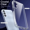 image:imageJETech Case for Samsung Galaxy A25 AntiYellowing Clear  Shockproof Protection Scratch Resistant Hard PC Back Durable Transparent TPU BumperClear