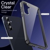 image:imageJETech Case for Samsung Galaxy A35 AntiYellowing Clear  Shockproof Protection Scratch Resistant Hard PC Back Durable Transparent TPU BumperBlack