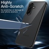 image:imageJETech Case for Samsung Galaxy A35 AntiYellowing Clear  Shockproof Protection Scratch Resistant Hard PC Back Durable Transparent TPU BumperBlack
