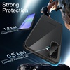 image:imageJETech Case for Samsung Galaxy A35 AntiYellowing Clear  Shockproof Protection Scratch Resistant Hard PC Back Durable Transparent TPU BumperBlack