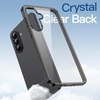 image:imageJETech Case for Samsung Galaxy A35 AntiYellowing Clear  Shockproof Protection Scratch Resistant Hard PC Back Durable Transparent TPU BumperBlack