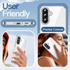 image:imageJETech Case for Samsung Galaxy A35 AntiYellowing Clear  Shockproof Protection Scratch Resistant Hard PC Back Durable Transparent TPU BumperClear