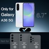 image:imageJETech Case for Samsung Galaxy A35 AntiYellowing Clear  Shockproof Protection Scratch Resistant Hard PC Back Durable Transparent TPU BumperClear