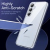 image:imageJETech Case for Samsung Galaxy A35 AntiYellowing Clear  Shockproof Protection Scratch Resistant Hard PC Back Durable Transparent TPU BumperClear