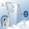 image:imageJETech Case for Samsung Galaxy A35 AntiYellowing Clear  Shockproof Protection Scratch Resistant Hard PC Back Durable Transparent TPU BumperClear