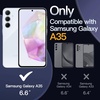 image:imageJETech Case for Samsung Galaxy A35 AntiYellowing Clear  Shockproof Protection Scratch Resistant Hard PC Back Durable Transparent TPU BumperClear
