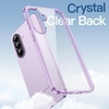 image:imageJETech Case for Samsung Galaxy A35 AntiYellowing Clear  Shockproof Protection Scratch Resistant Hard PC Back Durable Transparent TPU BumperLavender