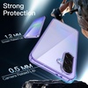 image:imageJETech Case for Samsung Galaxy A35 AntiYellowing Clear  Shockproof Protection Scratch Resistant Hard PC Back Durable Transparent TPU BumperLavender