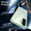 image:imageJETech Case for Samsung Galaxy A35 AntiYellowing Clear  Shockproof Protection Scratch Resistant Hard PC Back Durable Transparent TPU BumperLime