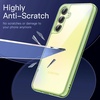 image:imageJETech Case for Samsung Galaxy A35 AntiYellowing Clear  Shockproof Protection Scratch Resistant Hard PC Back Durable Transparent TPU BumperLime