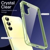 image:imageJETech Case for Samsung Galaxy A35 AntiYellowing Clear  Shockproof Protection Scratch Resistant Hard PC Back Durable Transparent TPU BumperLime