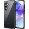 image:imageJETech Case for Samsung Galaxy A54 AntiYellowing Clear  Shockproof Protection Scratch Resistant Hard PC Back Durable Transparent TPU BumperBlack