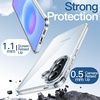 image:imageJETech Case for Samsung Galaxy A54 AntiYellowing Clear  Shockproof Protection Scratch Resistant Hard PC Back Durable Transparent TPU BumperClear