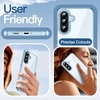 image:imageJETech Case for Samsung Galaxy A54 AntiYellowing Clear  Shockproof Protection Scratch Resistant Hard PC Back Durable Transparent TPU BumperIcyblue