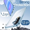 image:imageJETech Case for Samsung Galaxy A54 AntiYellowing Clear  Shockproof Protection Scratch Resistant Hard PC Back Durable Transparent TPU BumperIcyblue
