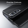 image:imageJETech Case for Samsung Galaxy S23 AntiYellowing Clear  Shockproof Protection Scratch Resistant Hard PC Back Durable Transparent TPU BumperBlack