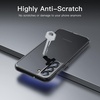 image:imageJETech Case for Samsung Galaxy S23 AntiYellowing Clear  Shockproof Protection Scratch Resistant Hard PC Back Durable Transparent TPU BumperBlack