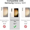 image:imageJETech Case for Samsung Galaxy S23 AntiYellowing Clear  Shockproof Protection Scratch Resistant Hard PC Back Durable Transparent TPU BumperClear