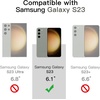 image:imageJETech Case for Samsung Galaxy S23 AntiYellowing Clear  Shockproof Protection Scratch Resistant Hard PC Back Durable Transparent TPU BumperGreen