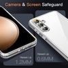 image:imageJETech Case for Samsung Galaxy S23 FE AntiYellowing Clear  Shockproof Protection Scratch Resistant Hard PC Back Durable Transparent TPU BumperClear