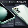 image:imageJETech Case for Samsung Galaxy S23 FE AntiYellowing Clear  Shockproof Protection Scratch Resistant Hard PC Back Durable Transparent TPU BumperOlive