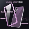 image:imageJETech Case for Samsung Galaxy S23 FE AntiYellowing Clear  Shockproof Protection Scratch Resistant Hard PC Back Durable Transparent TPU BumperPurple