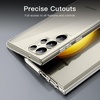 image:imageJETech Case for Samsung Galaxy S23 Ultra AntiYellowing Clear  Shockproof Protection Scratch Resistant Hard PC Back Durable Transparent TPU BumperClear