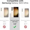 image:imageJETech Case for Samsung Galaxy S23 Ultra AntiYellowing Clear  Shockproof Protection Scratch Resistant Hard PC Back Durable Transparent TPU BumperClear