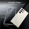 image:imageJETech Case for Samsung Galaxy S23 Ultra AntiYellowing Clear  Shockproof Protection Scratch Resistant Hard PC Back Durable Transparent TPU BumperClear