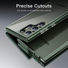 image:imageJETech Case for Samsung Galaxy S23 Ultra AntiYellowing Clear  Shockproof Protection Scratch Resistant Hard PC Back Durable Transparent TPU BumperGreen
