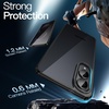 image:imageJETech Case for Samsung Galaxy S24 AntiYellowing Clear  Shockproof Protection Scratch Resistant Hard PC Back Durable Transparent TPU BumperBlack