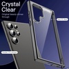 image:imageJETech Case for Samsung Galaxy S24 AntiYellowing Clear  Shockproof Protection Scratch Resistant Hard PC Back Durable Transparent TPU BumperBlack